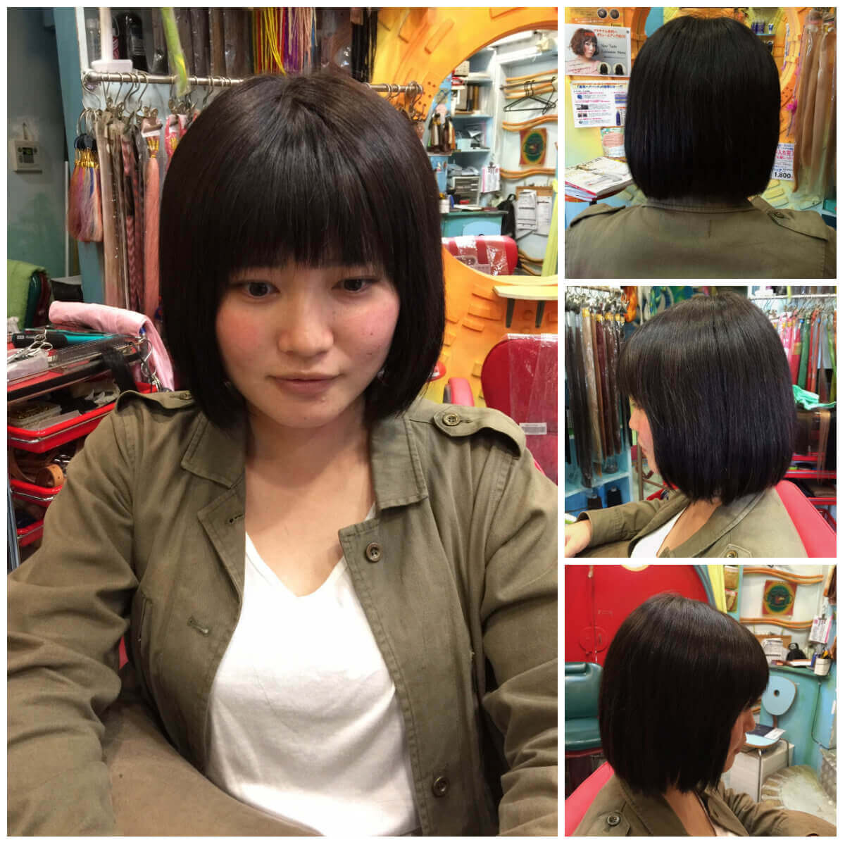 日本一馴染むエクステ専門店セクション Before & After ショートをボブに変身 After