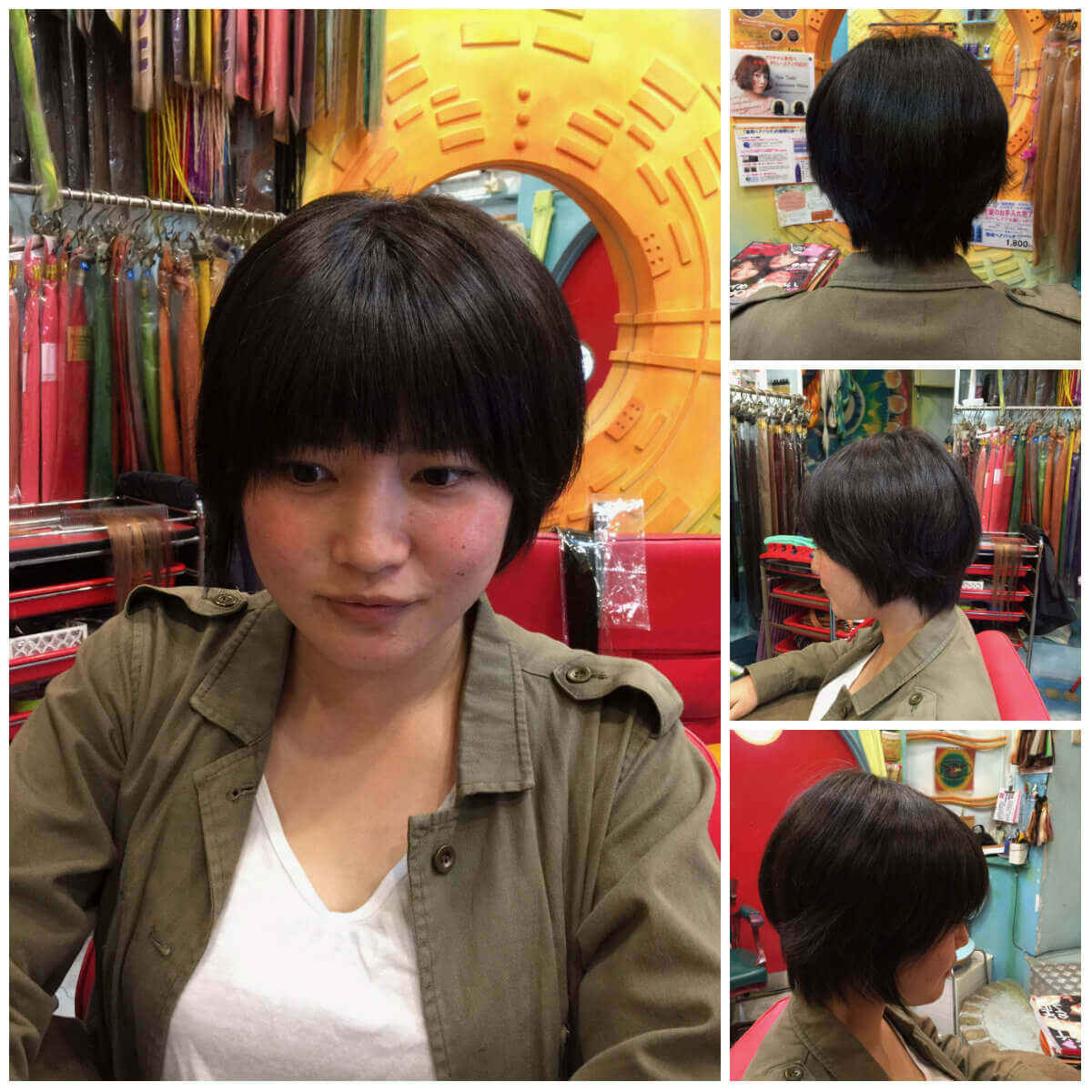 日本一馴染むエクステ専門店セクション Before & After ショートをボブに変身 Before