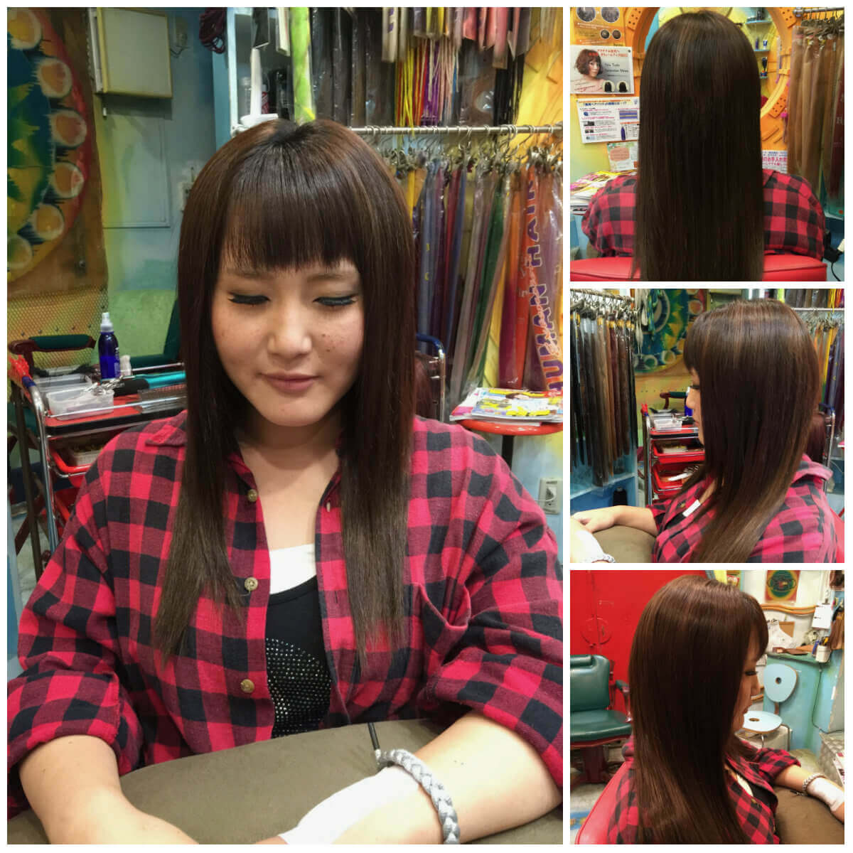 日本一馴染むエクステ専門店セクション Before & After ボブにエクステ④ After