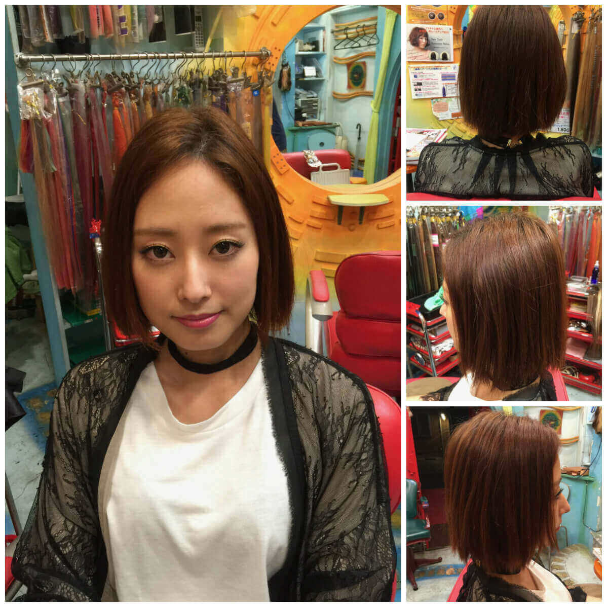 日本一馴染むエクステ専門店セクション Before & After ボブにエクステ① Before