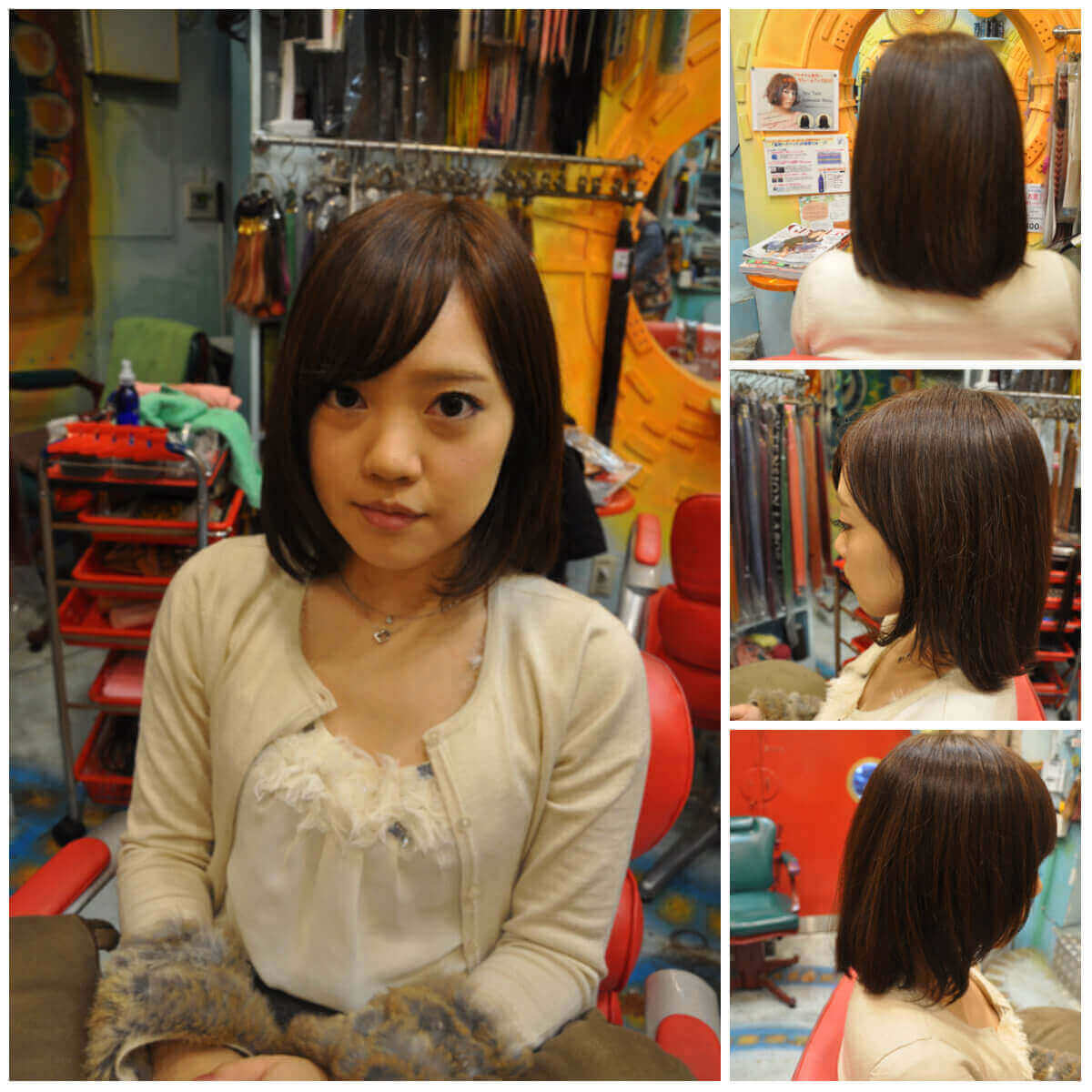 日本一馴染むエクステ専門店セクション Before & After ボブにエクステ③ Before