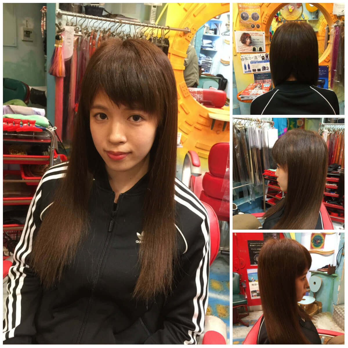 日本一馴染むエクステ専門店セクション Before & After ショートにエクステ After