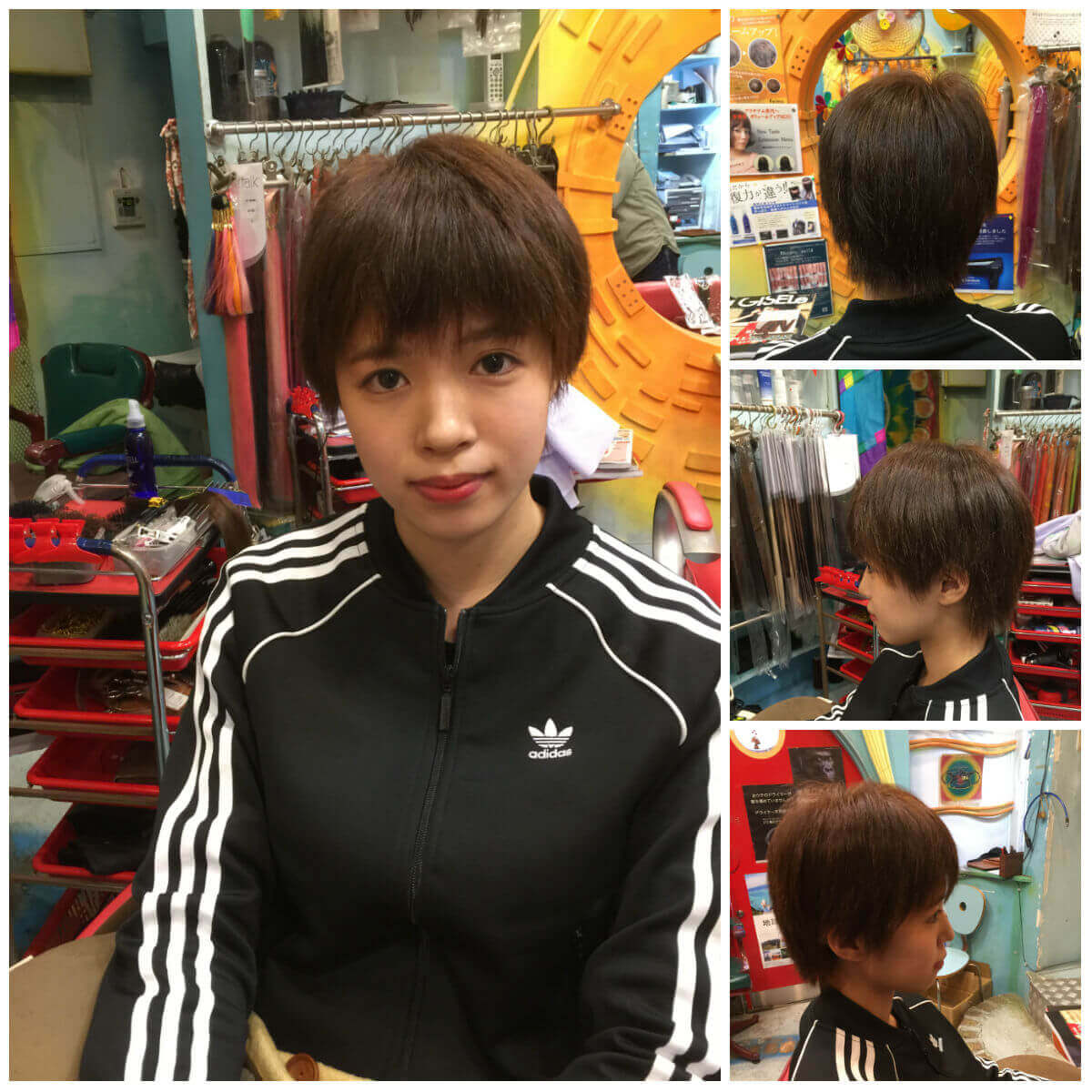 日本一馴染むエクステ専門店セクション Before & After ショートにエクステ Before