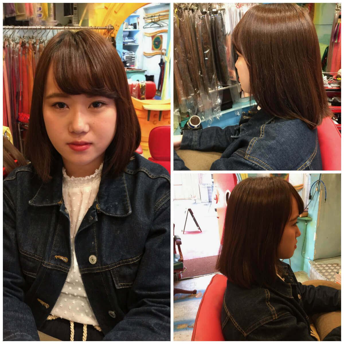日本一馴染むエクステ専門店セクション Before & After ボブにエクステ⑦ Before